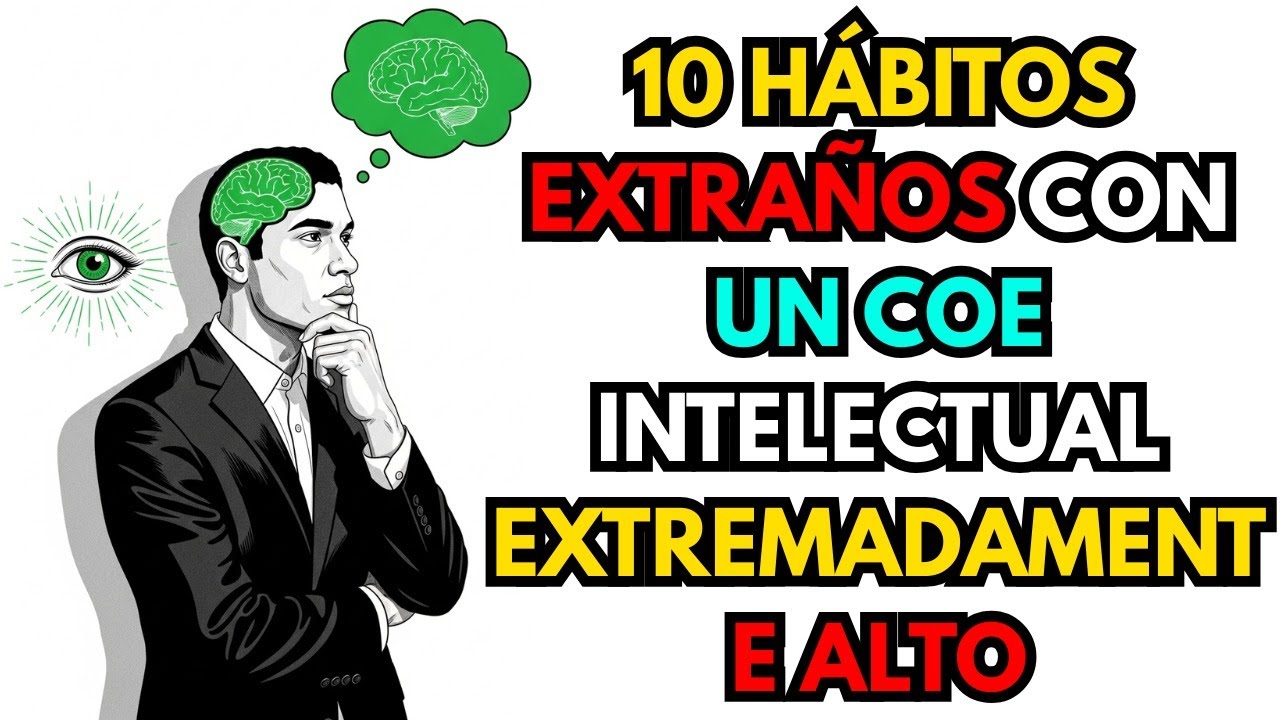 10 HÁBITOS EXTRAÑOS que demuestran que tienes un coeficiente intelectual extremadamente alto