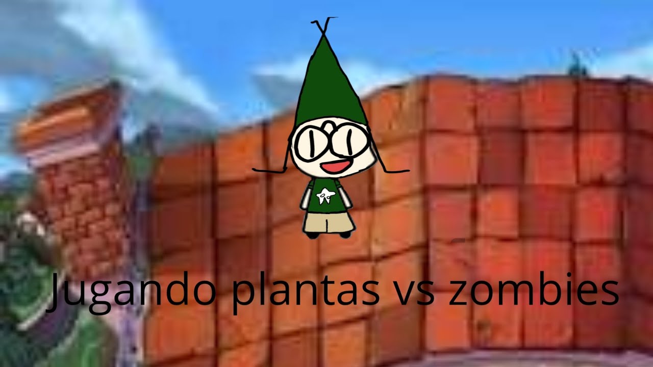 Jugando plantas vs zombies tejado 