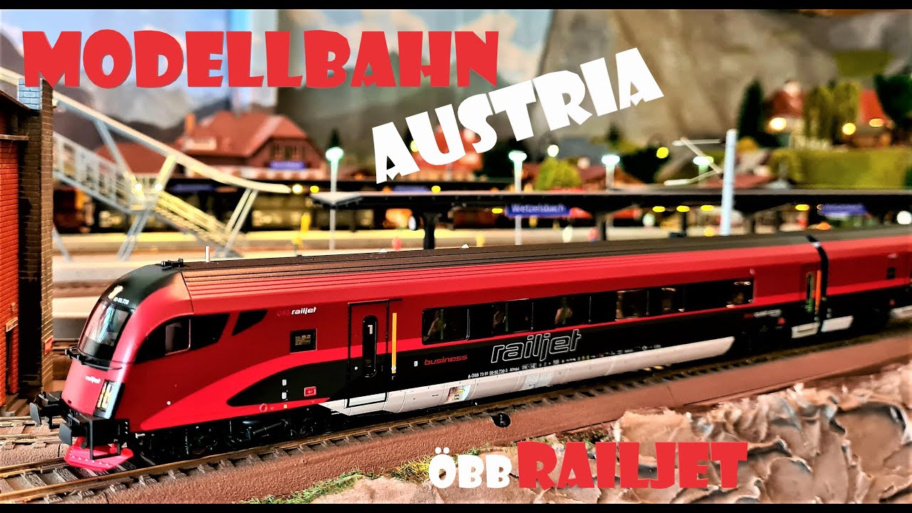 [ModellbahnAustria] Roco ÖBB Railjet [quiet zone / family zone] Innenbeleuchtung und Sound in H0