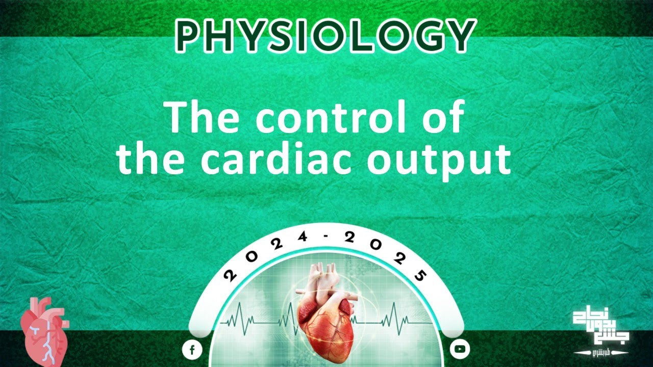 L6: The control of the cardiac output (COP); Physiology
