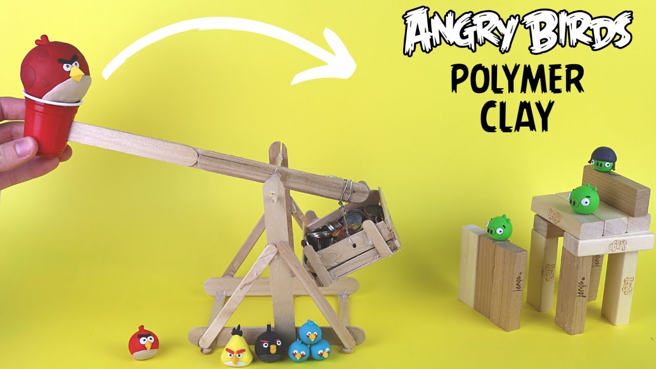 How To Make Your Own Angry Birds Game With Polymer Clay - Part 2