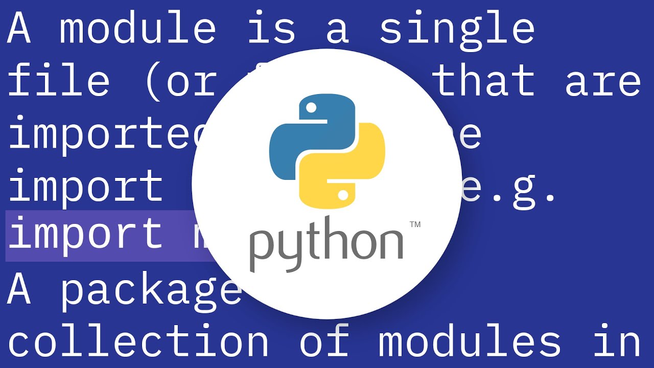 What's the difference between a Python module and a Python package?