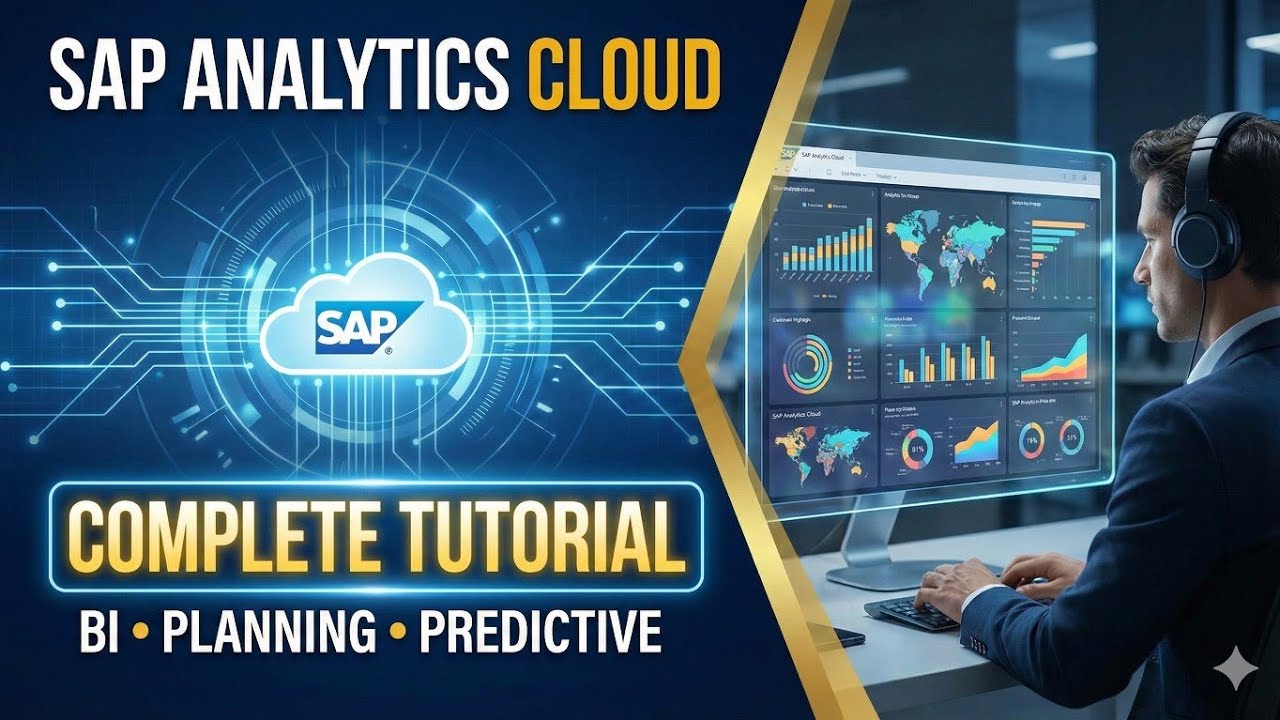 Освоение SAP Analytics Cloud: бизнес-аналитика, планирование и прогнозирование на одной платформе.