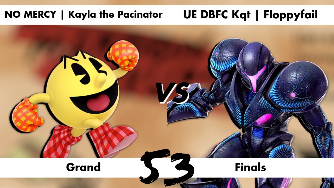 Maroon Mixups #53 - Kayla the Pacinator (Pac-man) Vs. Floppyfail (Dark Samus) - Grand Finals