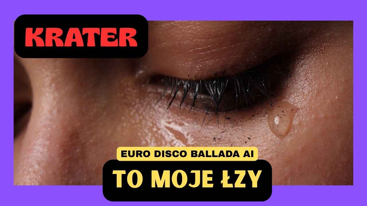 Krater - To moje łzy (Official Video) | Euro Disco Ballada AI | Melancholia lat 80.