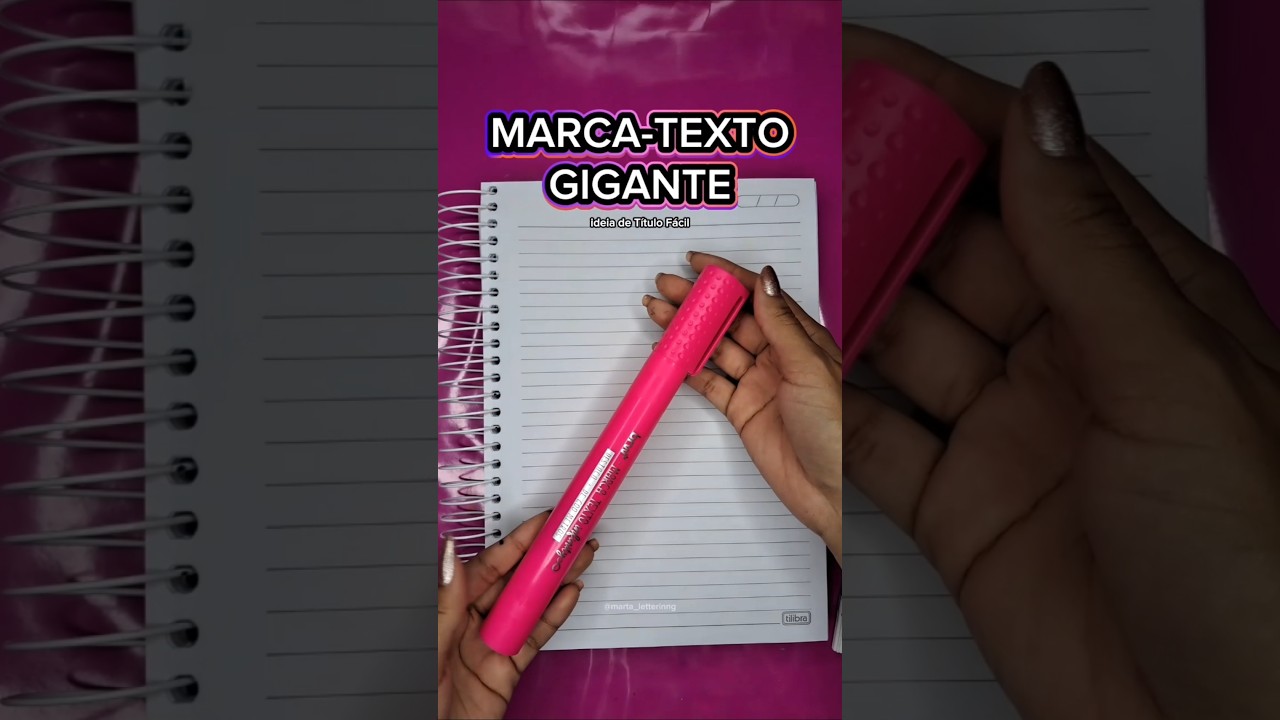 Es absurdo tener un resaltador de este tama&ntilde;o en tu mochila 🎒 Me gustar&iacute;a tenerlo 🙈