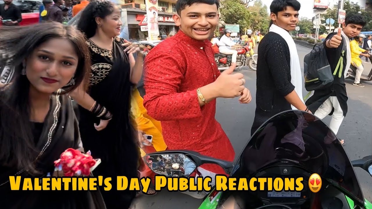 Valentine’s Day Pe Apni ZX10R Ko Mila Crazy Public Reactions 😍 Saraswati Puja Special Vlog❤️