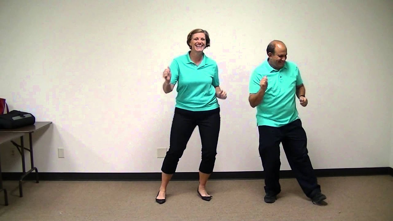 Dennis & Carol 50th - Flash Mob Intro & Dance with Instruction