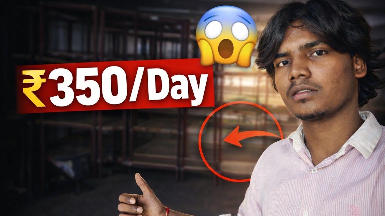 ₹350/Day Job Reality 😳 | 9 to 7 Life After 12th|