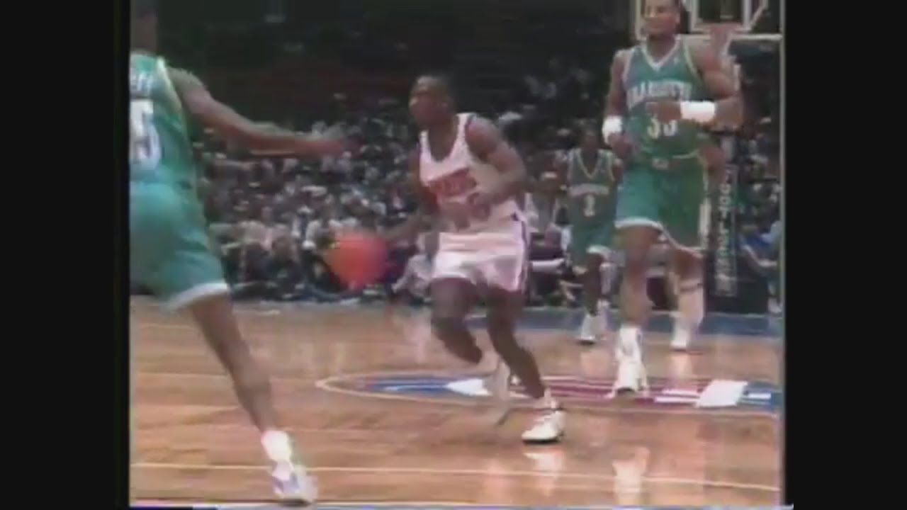 NJ Nets - Hornets, 1992-93.