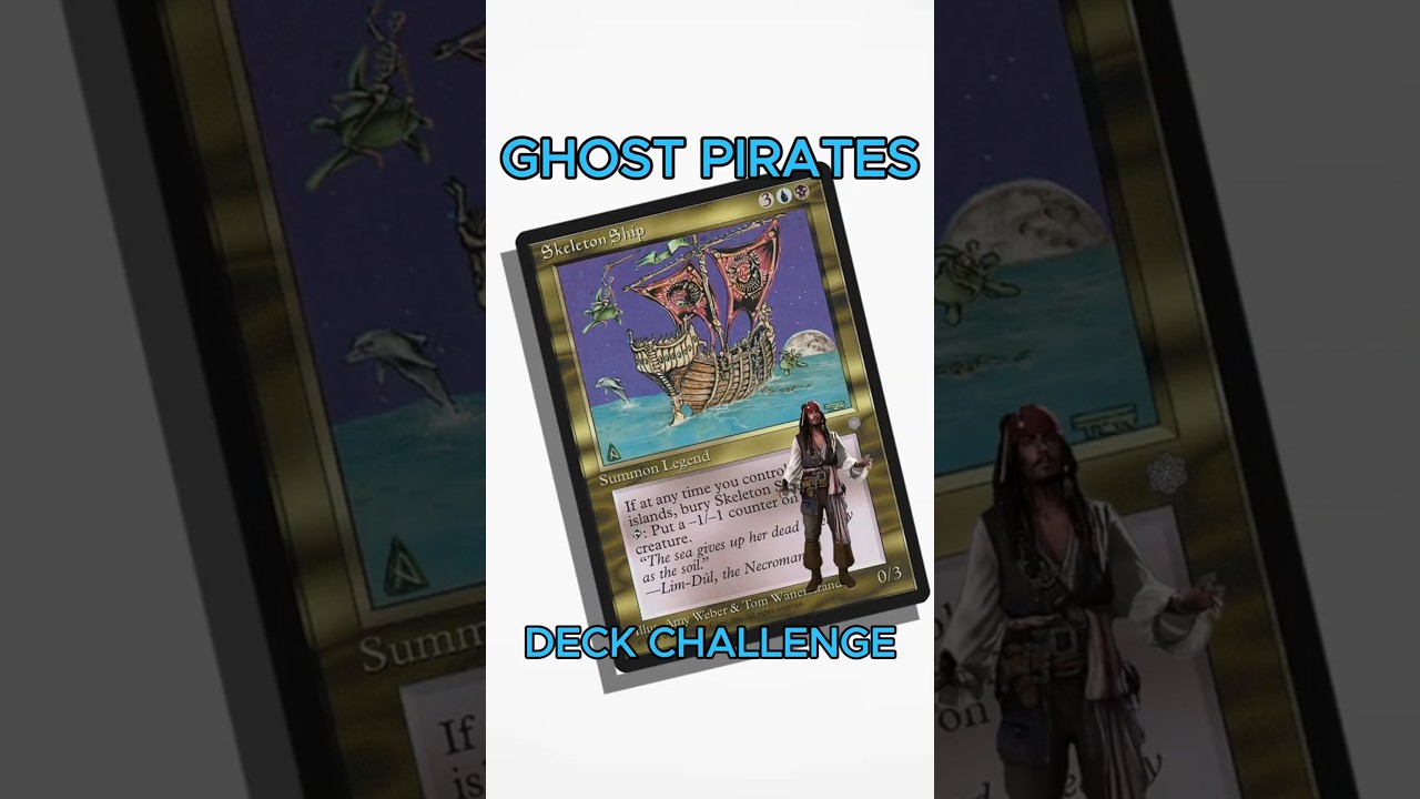 I was challenged to build the Skeleton Ship...#mtgcommunity #mtgcommander #mtgedh #mtg #mtgarena