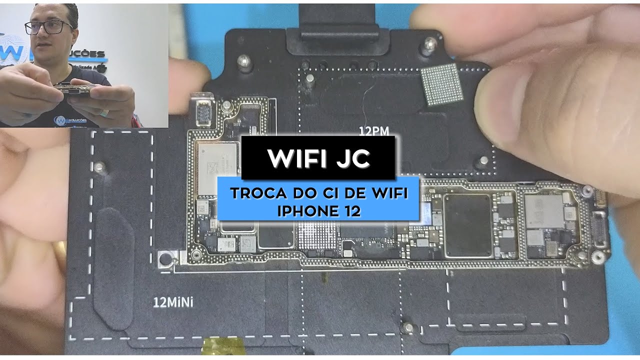 iPhone 12 Não Liga - Reparo de Wifi com ferramentas JC - iPhone 12 Won't Turn On Wifi Repair JC Tool