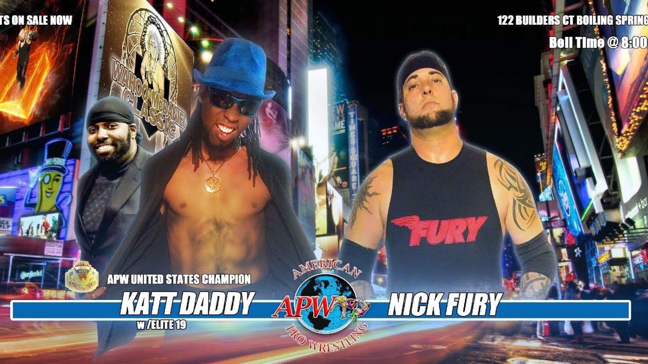 Nick Fury 🆚 Katt Daddy 3-5-2022 American pro wrestling Boiling springs sc 