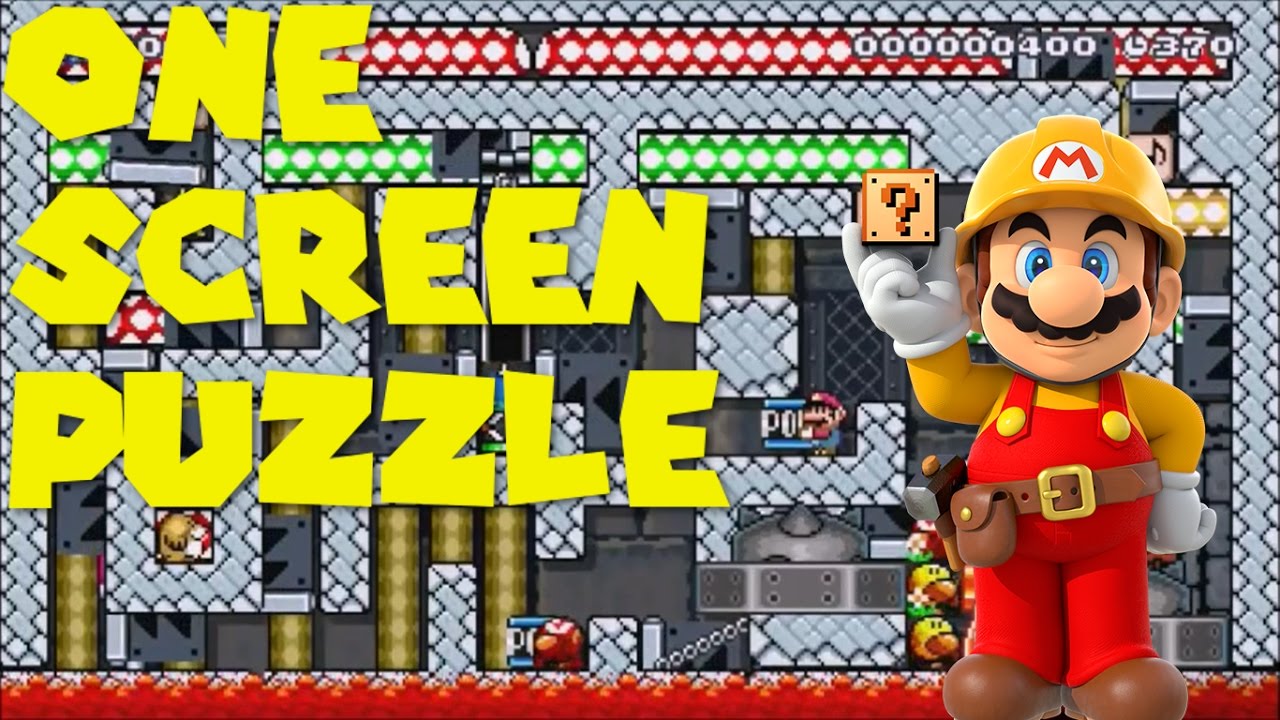 Mario Maker | One Screen Puzzle | BlazeKnight 10 Item Challenge
