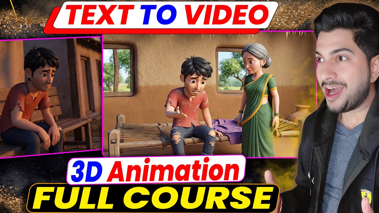 Make 3D Animated Videos Using Only FREE AI Tools 😱 (Full Course) | how to make animated videos