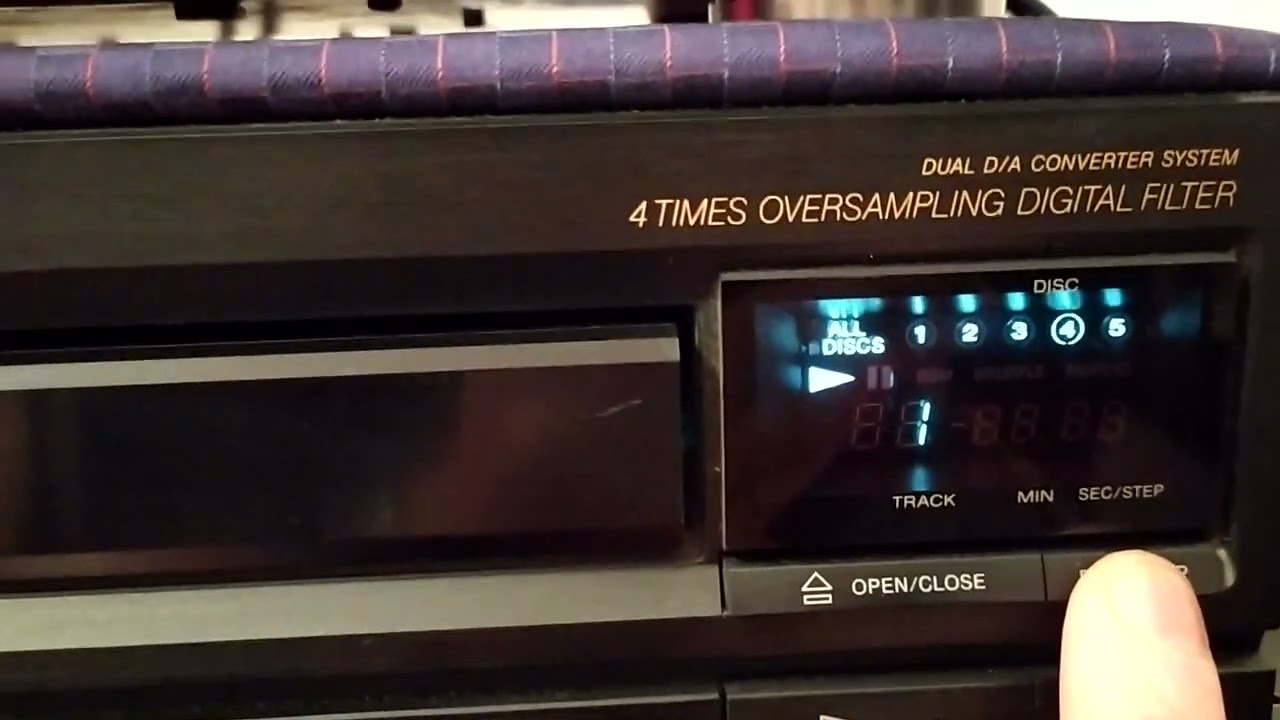 Sony CDP C500 Test (5 CD Changer)