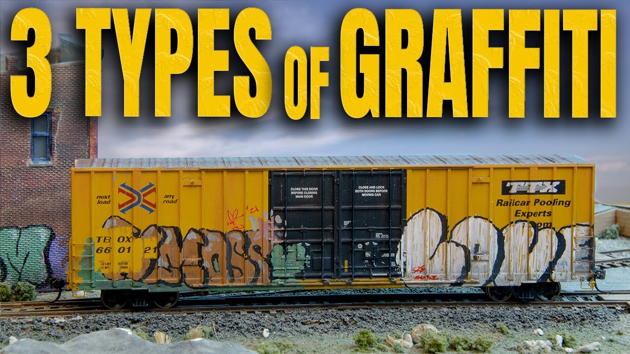 Learn About Graffiti for Model Trains | 3 Types of Graffiti on Model Trains