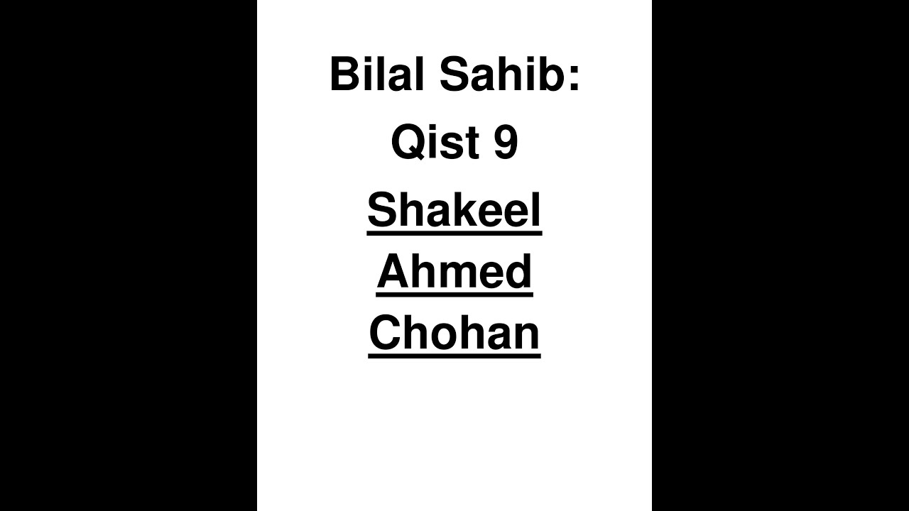 Urdu novel | Bilal Sahib | Qist 9 | Shakeel Ahmed Chohan