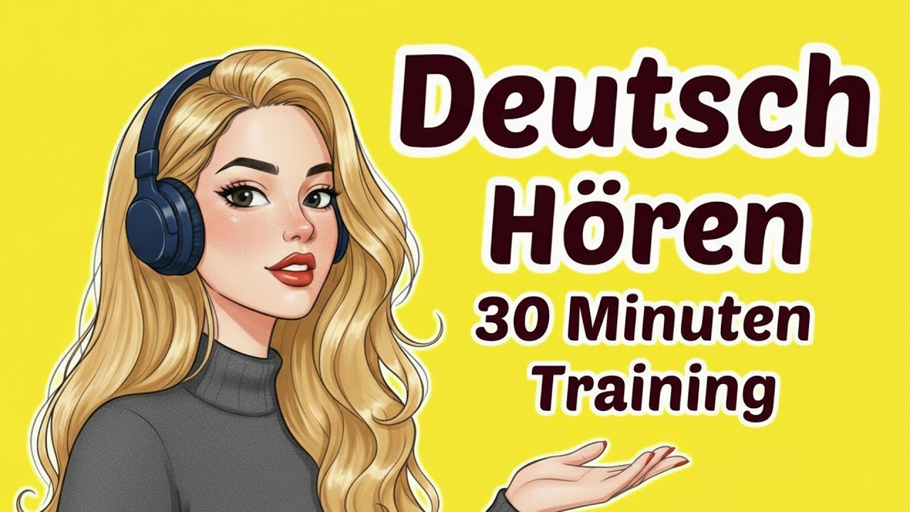 German Podcast | Deutsch hören – 30 Minuten Hörtraining für A1–B2 🎙️🇩🇪