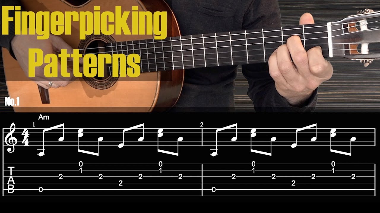 7 Essential Fingerstyle Patterns for Guitar, With Tabs/Sheet