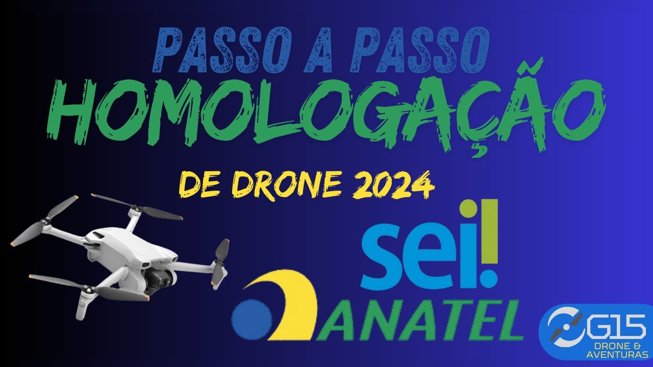 😀PASSO A PASSO PRA HOMOLOGAÇÃO DE DRONE 2024!!
