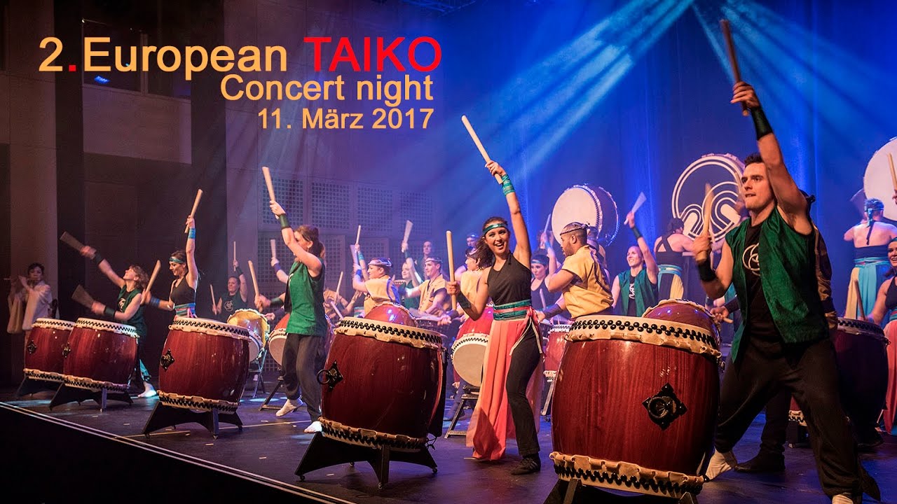 2nd European TAIKO Concert night with Wadaiko-MAKOTO,  KAGEMUSHA & WADOKYO im Robert-Schumann-Saal