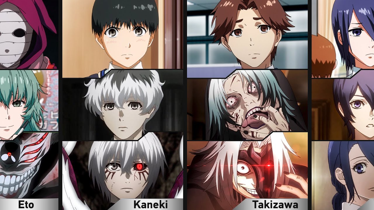 The Evolution of Tokyo Ghoul Characters