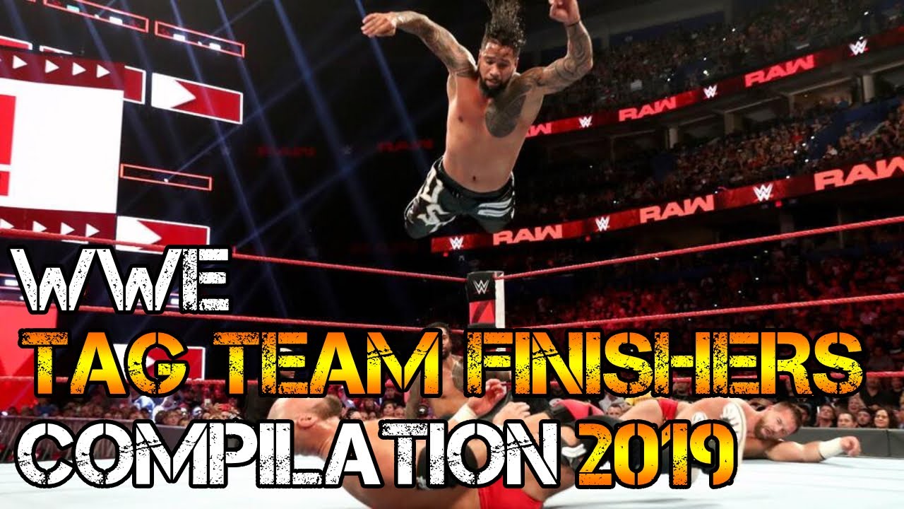 WWE Tag Team Finishers of 2019 Compilation
