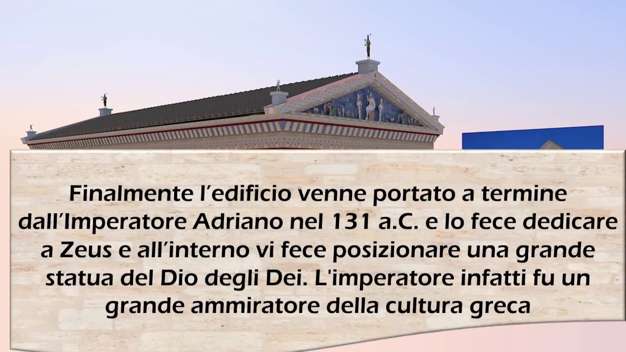 Storia dell'arte: Impariamo il tempio di Zeus Olimpio di Atene