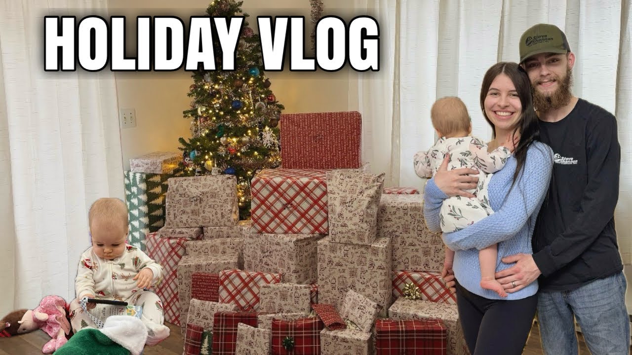 First Christmas as a Family of 3 🎄 | Holiday Vlog in Our New Home