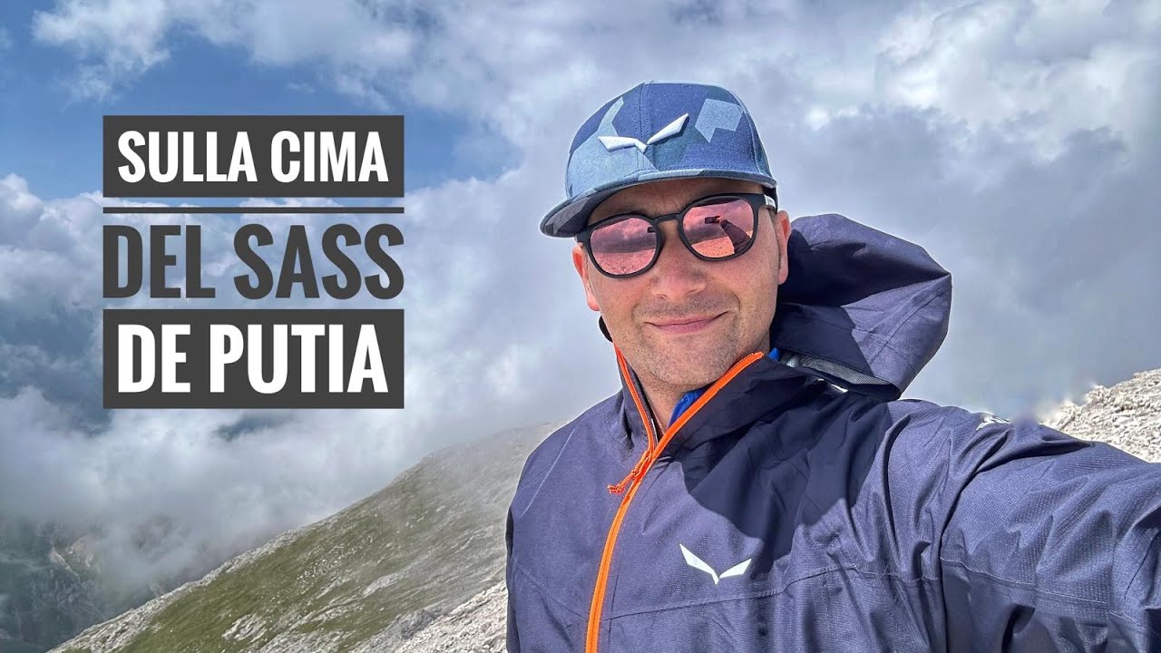 la nostra prima cima nelle #dolomiti : il SASS DE PUTIA  in #südtirol  con sentiero attrezzato