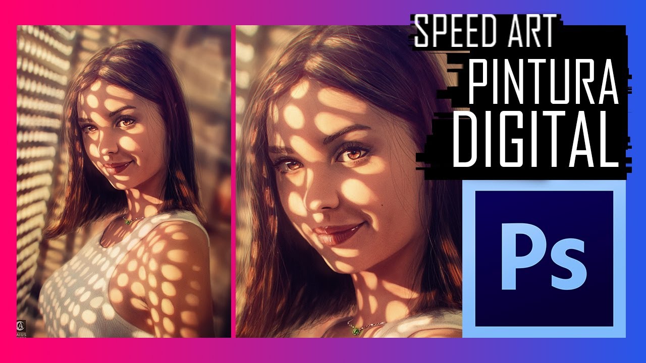 SpeedArt Pintura Digital Hiper Realismo  - Julia
