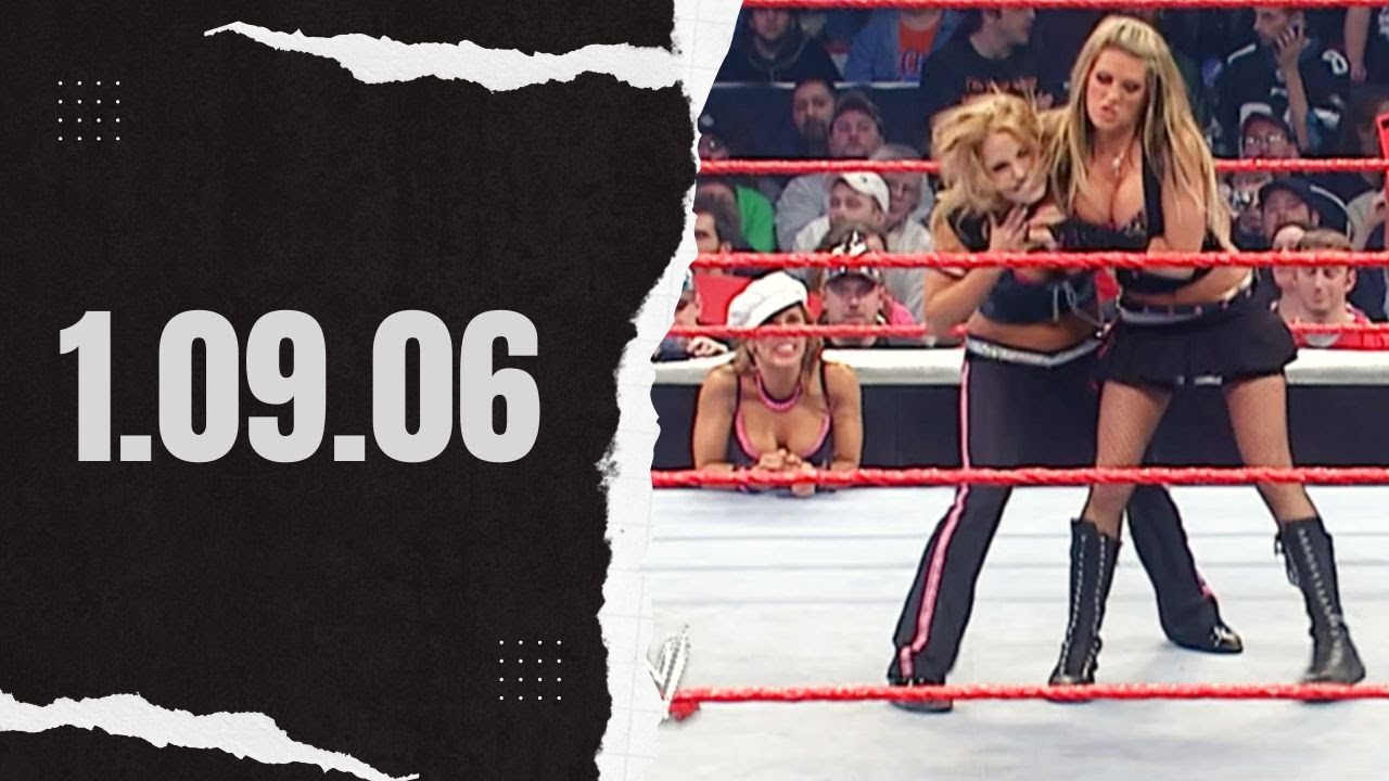 WWE Raw - 01.09.06 - Ashley vs. Trish Stratus  ft. Mickie James