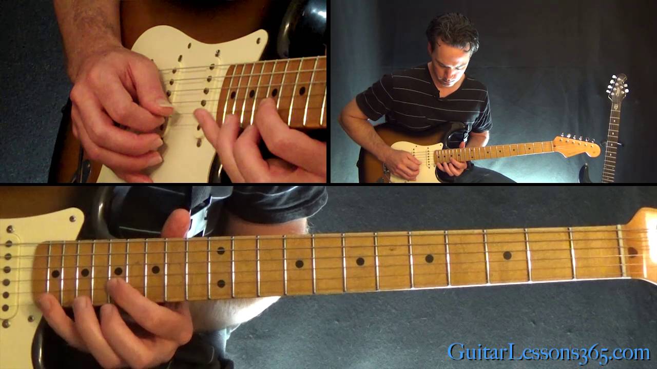 I Wish it Would Rain Down Guitar Lesson - Eric Clapton - Phil Collins