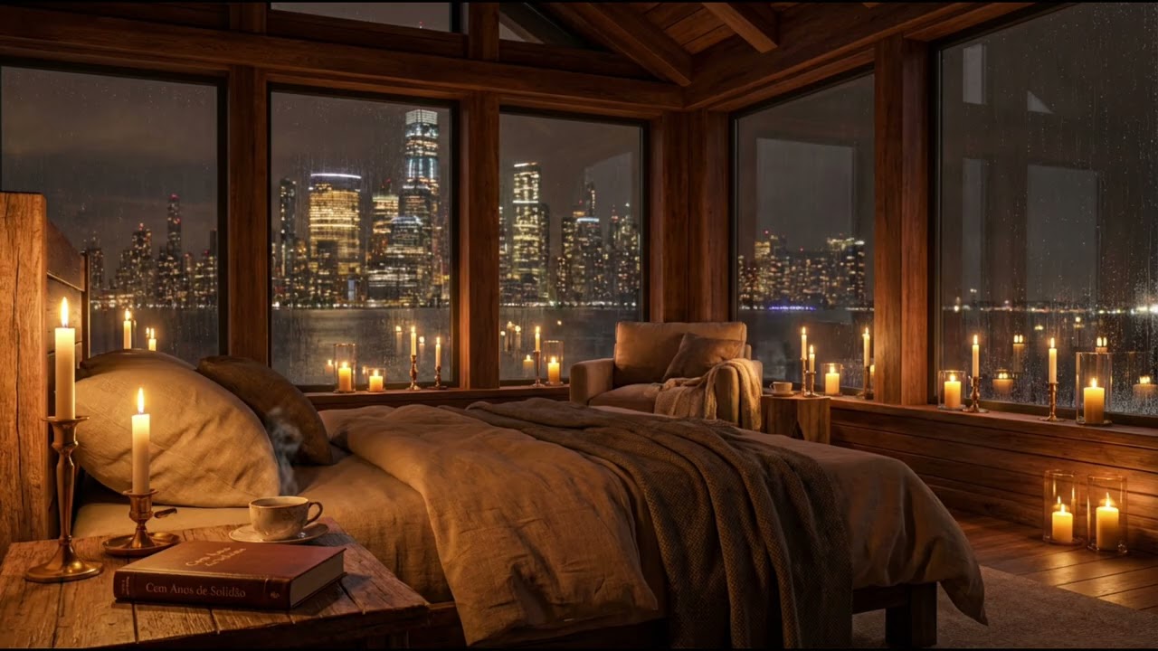 Relaxing Night Jazz 🌙 Calm Instrumental Music for Sleep & Stress Relief (1 Hour) | In The Quiet Room