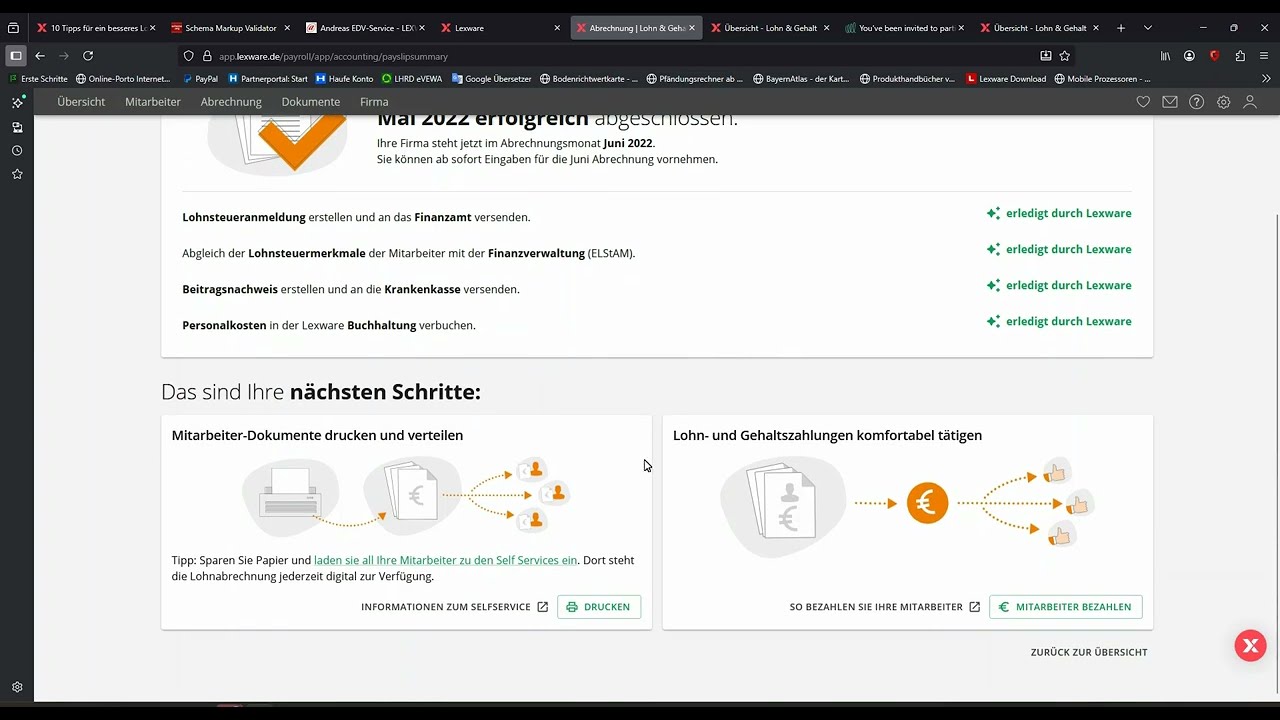 Lexware office Lohn Gehalt - online Lohnabrechnung in einfach