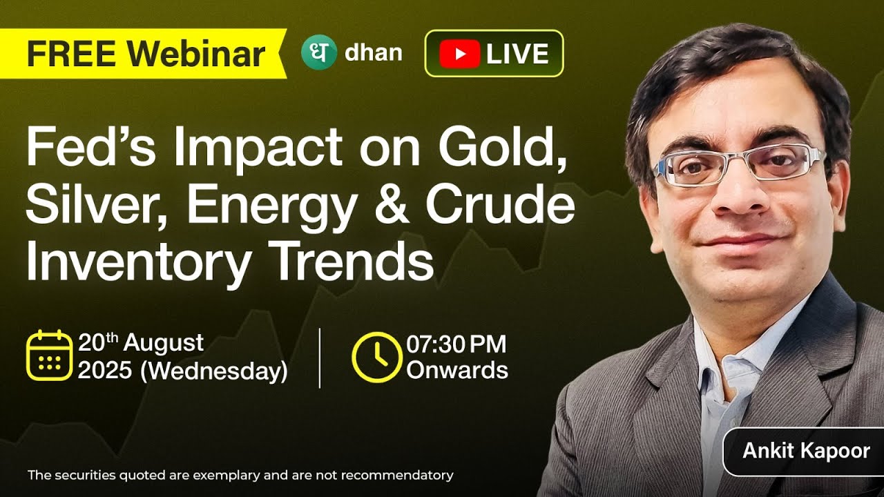 Fed&rsquo;s Impact on Gold, Silver, Energy & Crude Inventory Trends | Ankit Kapoor | Dhan