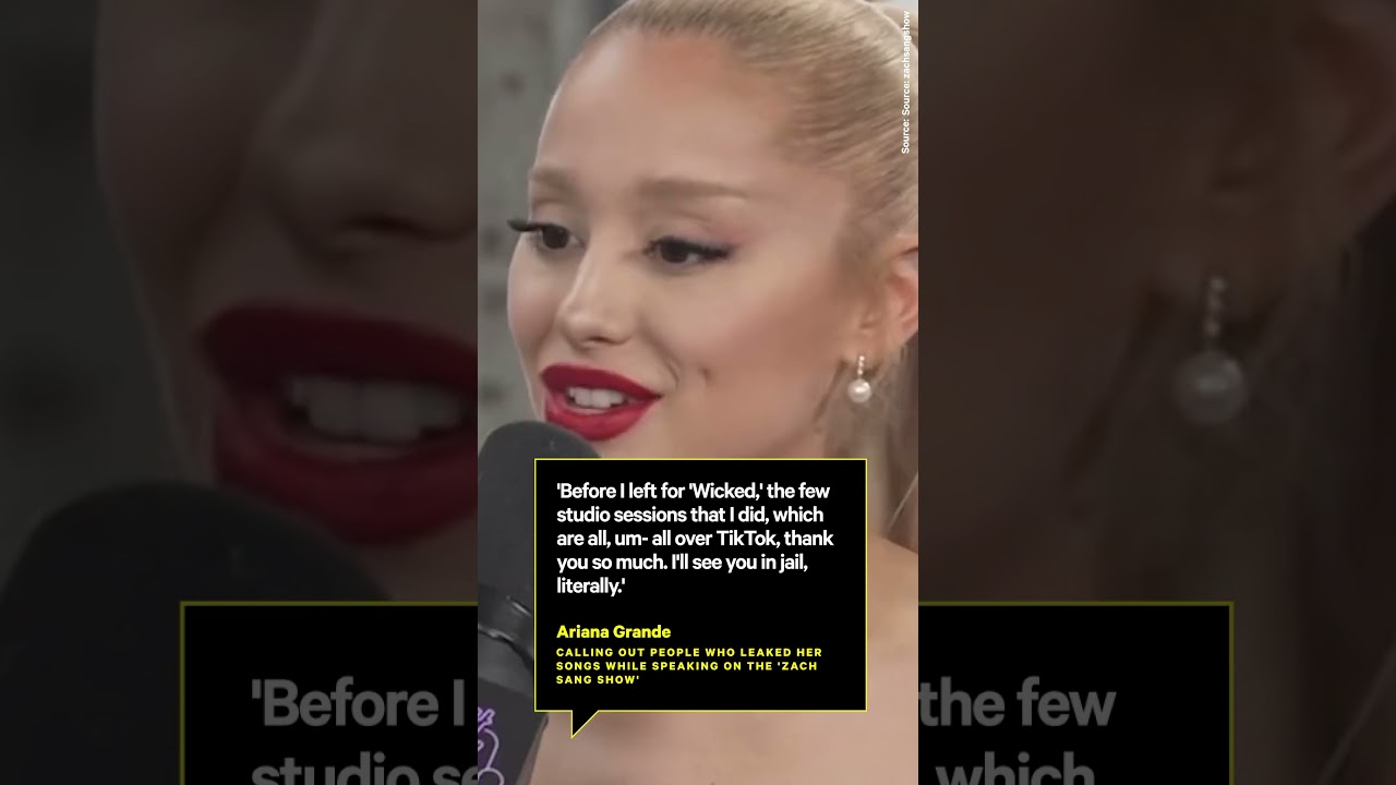 Ariana Grande Speaks Out About Music Leak