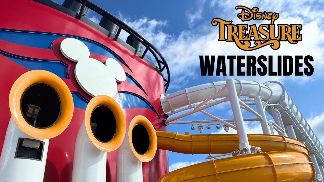 Обзор водных горок Disney Treasure