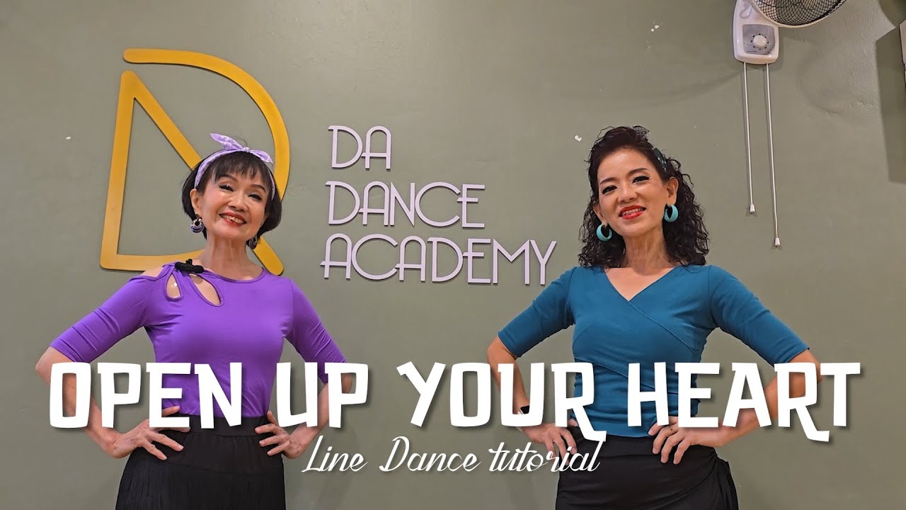 【Line Dance Tutorial】Open Up Your Heart