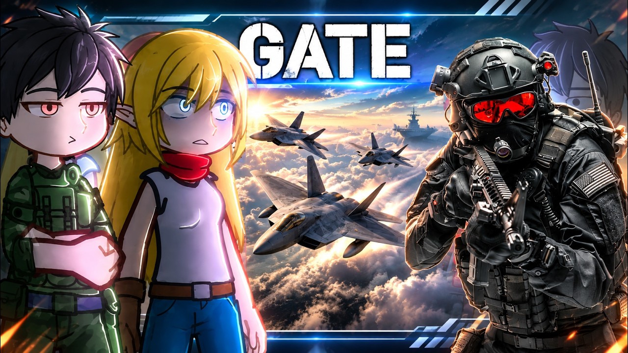 Gate Reacts To The Military That Could Crush Their Empire | All Parts | Gacha React