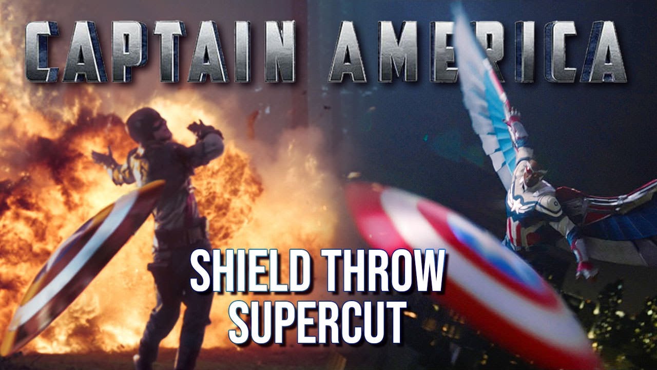 Captain America: Shield Throw Supercut (Including The Falcon and The Winter Soldier)