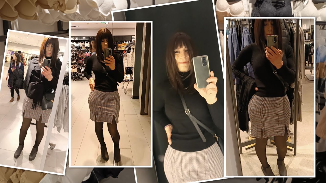 Crossdresser in public - shopping alone 😎