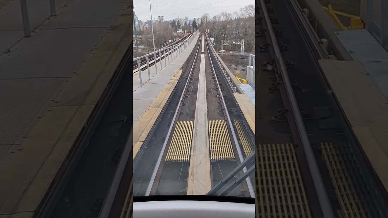 🚝🚇Sky Train Columbia 2 Production Way Uni.  Millennium Line.Sapperton,Braid & Lougheed Twn Ctr. Stns