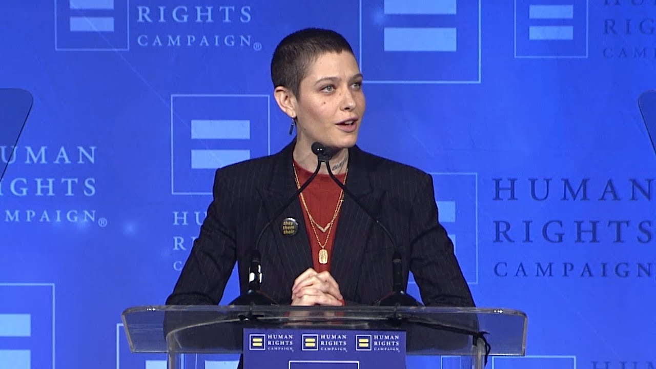 Asia Kate Dillon Receives the HRC Visibility Award