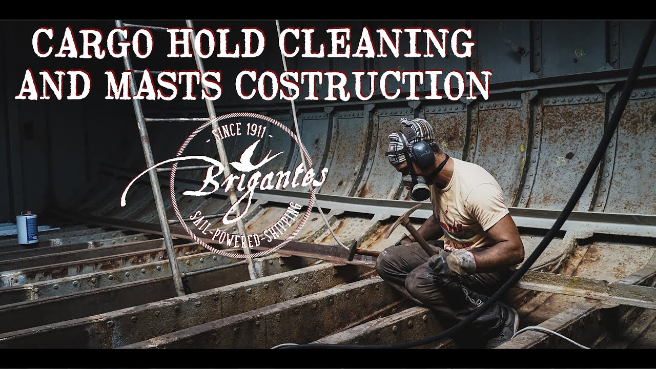 BRIGANTES Diaries - EP.5 - Cargo Hold Cleaning and Masts construction