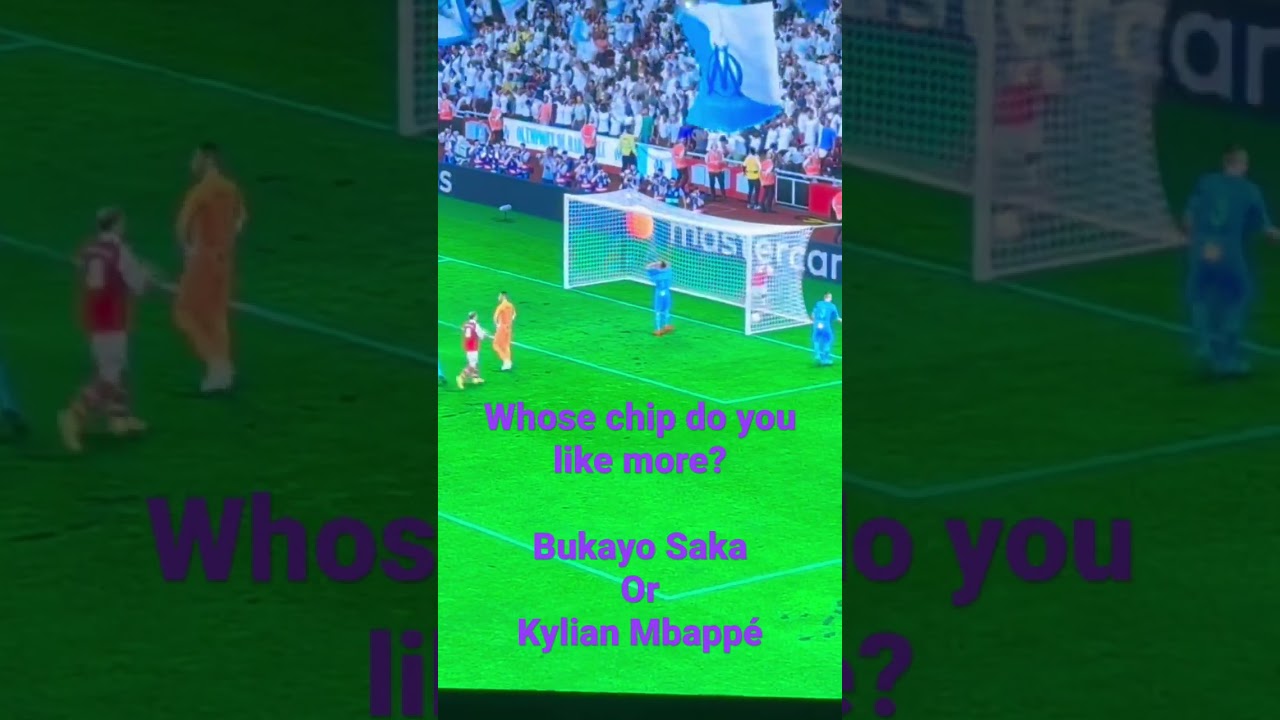Chipshot goal #football #matchreview #saka #arsenal #arsenalgame #gunners #mbappe
