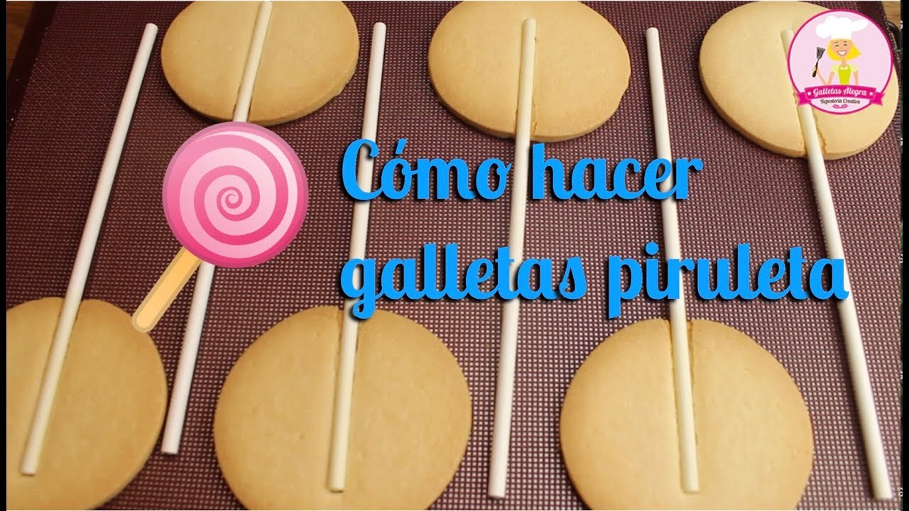 GALLETAS CON PALO 🍭 | ROYAL ICING | GALLETAS ALEGRA