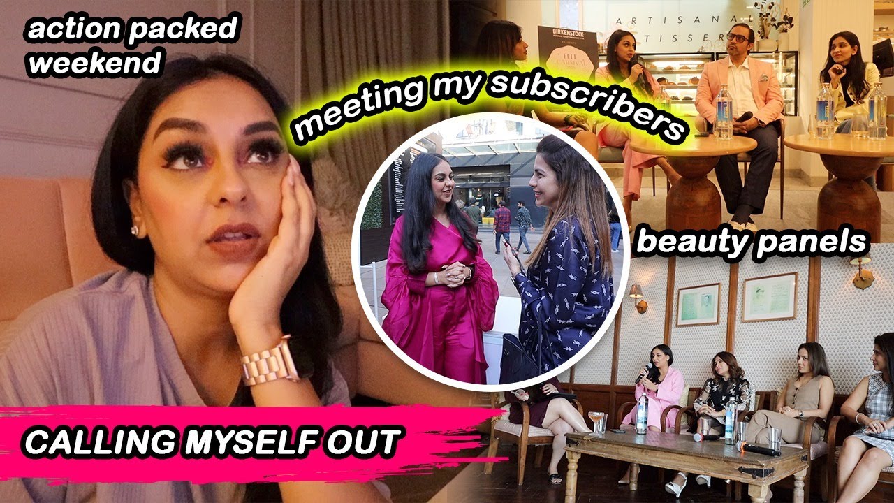 CALLING MYSELF OUT! | meeting subscribers, beauty panels and Wearified pop up weekend
