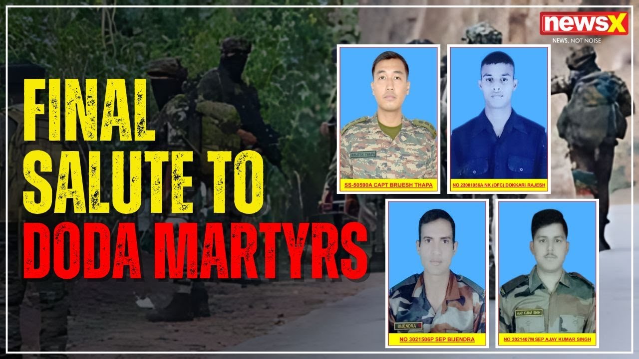 LIVE: Doda Terror Attack Martyrs | The Final Salute|  NewsX